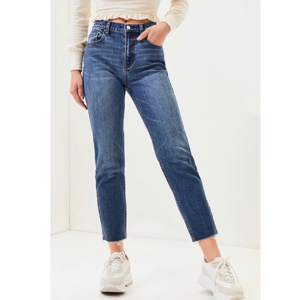 Vintage Mom Jeans- medium indigo